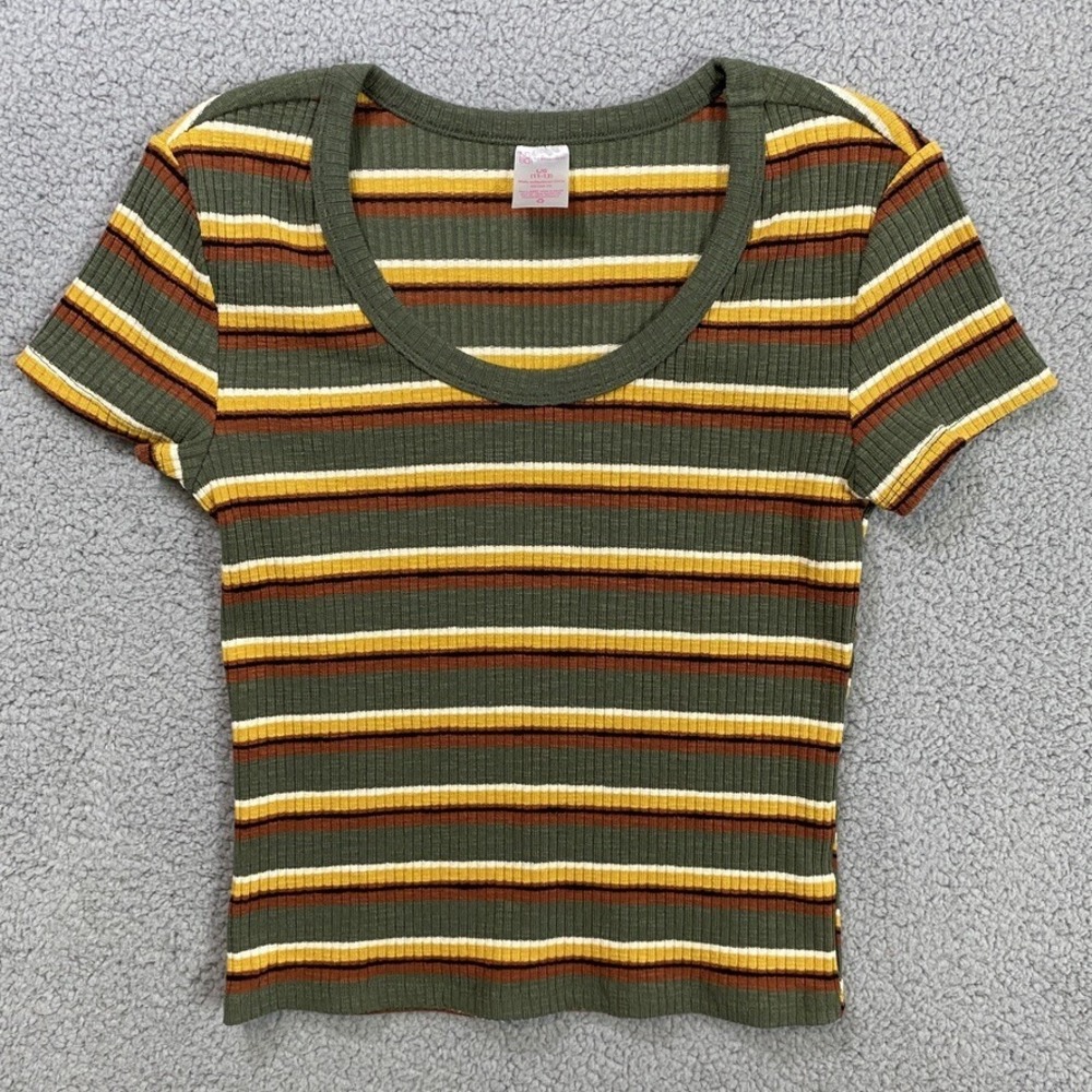 No Boundaries Sweater or Top GirlStretch Size‎ L Large 11-13 Short Sleeve Multi